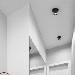 Faretti Da Incasso-Selezionato da Mazzolaluce Faretto da incasso a soffitto led 15w 3000k nero orientabile