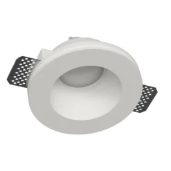 Faretti Da Incasso-Selezionato da Mazzolaluce Faretto da incasso a soffitto tondo di gesso