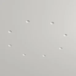 Faretti Da Incasso-Selezionato da Mazzolaluce Faretto da incasso a soffitto tondo di gesso