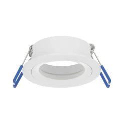 Faretti Da Incasso-Selezionato da Mazzolaluce Faretto da incasso a soffitto in metallo bianco rotondo
