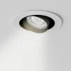 Faretti Da Incasso-Selezionato da Mazzolaluce Faretto da incasso a soffitto rotondo bianco orientabile