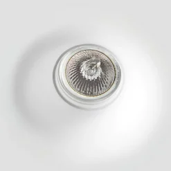 Faretti Da Incasso-Selezionato da Mazzolaluce Faretto da incasso a soffitto rotondo di gesso