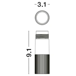 Faretti Da Incasso-Selezionato da Mazzolaluce Faretto da incasso bianco led 12w 3000k cri90 spoty