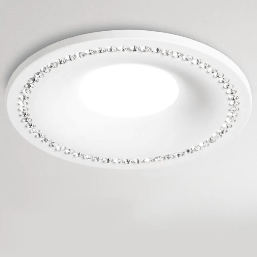 Faretti Da Incasso-Gea Luce Faretto da incasso controsoffitto cristalli strass coralie