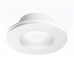 Faretti Da Incasso-Gea Luce Faretto da incasso di gesso tondo gea con vetrino per cartongesso
