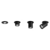 Faretti Da Incasso-Selezionato da Mazzolaluce Faretto da incasso estraibile led 15w 3000k nero per cartongesso