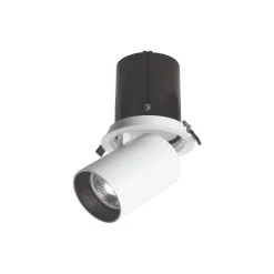Faretti Da Incasso-Selezionato da Mazzolaluce Faretto da incasso estraibile led 15w 3000k orientabile bianco per cartongesso