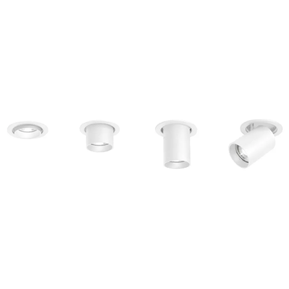 Faretti Da Incasso-Selezionato da Mazzolaluce Faretto da incasso estraibile bianco led 30w 3000k per cartongesso