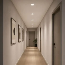 Faretti Da Incasso-Sforzin Illuminazione Faretto da incasso in gesso rotondo sforzin thessaly per controsoffitto
