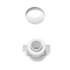 Faretti Da Incasso-Sforzin Illuminazione Faretto da incasso in gesso rotondo sforzin thessaly per controsoffitto
