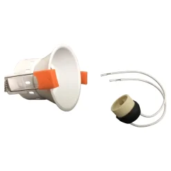 Faretti Da Incasso-IsyLuce Faretto da incasso rotondo bianco per controsoffitto
