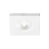 Faretti Da Incasso-Gea Luce Faretto da incasso led a soffitto 3w 4000k bianco quadrato