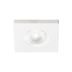 Faretti Da Incasso-Gea Luce Faretto da incasso led a soffitto 3w 4000k bianco quadrato
