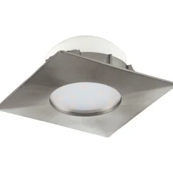 Faretti Da Incasso-Eglo Faretto da incasso led a soffitto 6w 3000k grigio fp