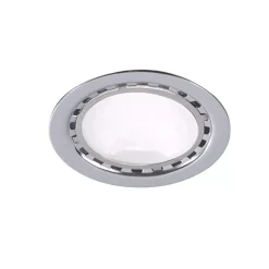 Faretti Da Incasso-Selezionato da Mazzolaluce Faretto da incasso led controsoffitto 220-240v cromo 3w 3000k rotondo