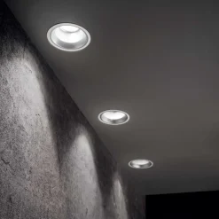 Faretti Da Incasso-Ideal Lux Faretto da incasso led off fi 42w 4000k rotondo bianco