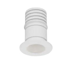 Faretti Da Incasso-Selezionato da Mazzolaluce Faretto da incasso led per bagno doccia bianco tondo 1w 3000k 3v
