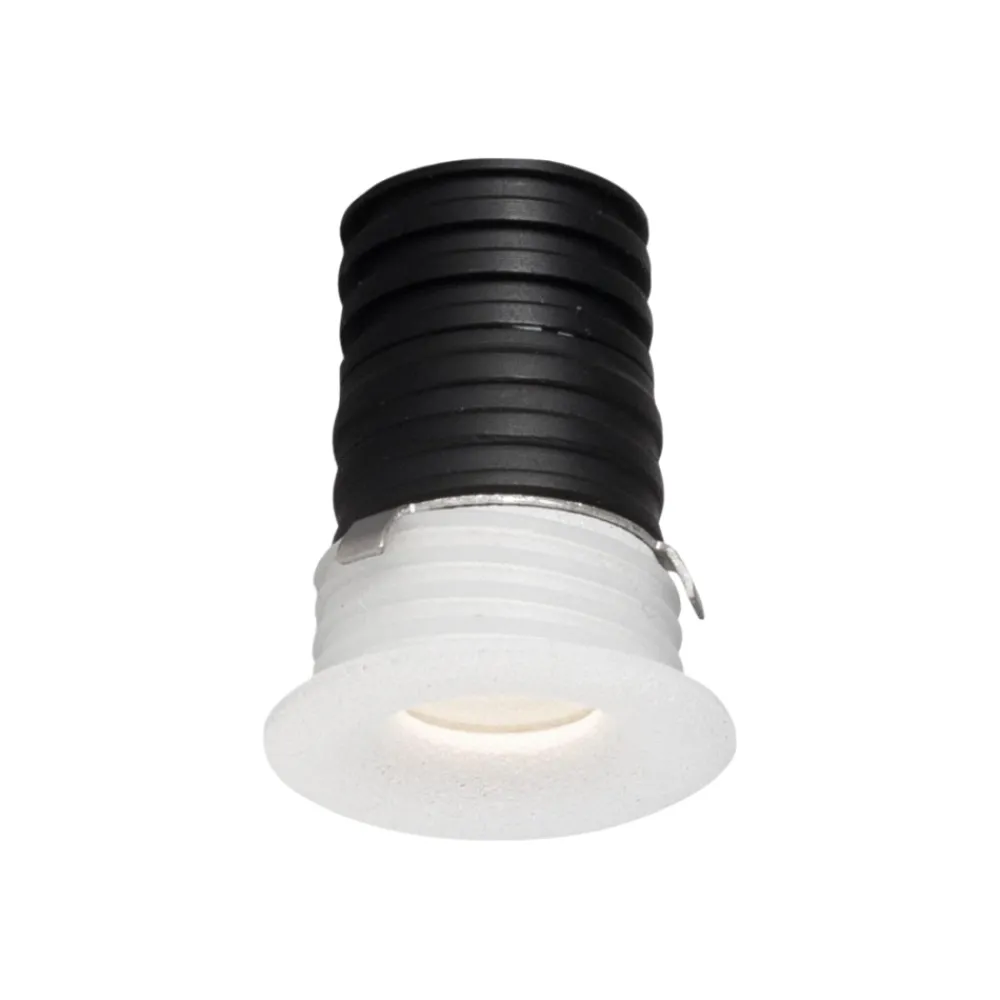 Faretti Da Incasso-Selezionato da Mazzolaluce Faretto da incasso led per bagno doccia tondo bianco 1w 3000k