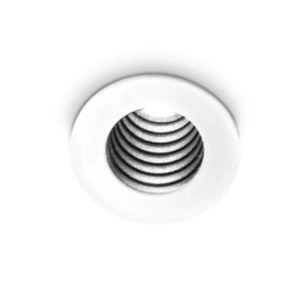 Faretti Da Incasso-Ideal Lux Faretto da incasso led per niccia 3w 3000k 220-240v ottica 25gradi bianco cri95 one
