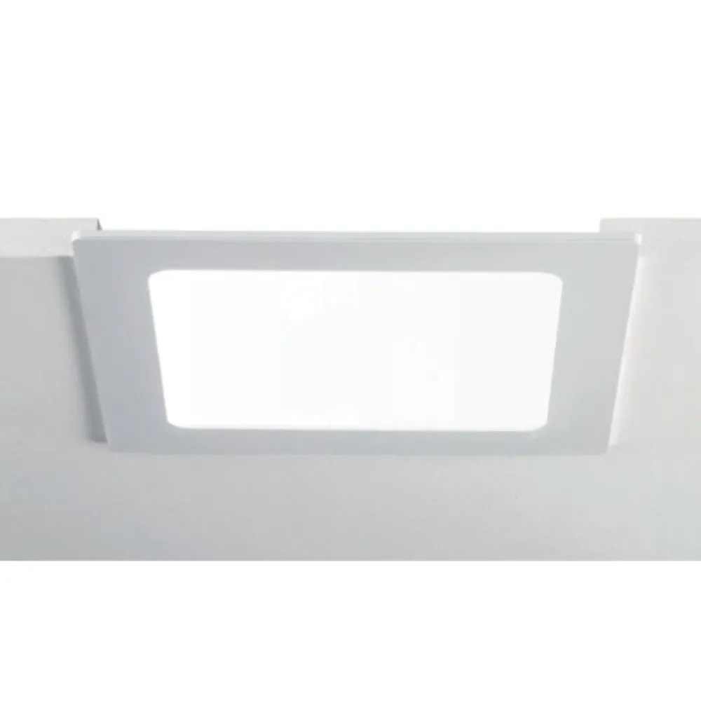 Faretti Da Incasso-Selezionato da Mazzolaluce Faretto da incasso led quadrato bianco a soffitto 220-240v 6w 4000k