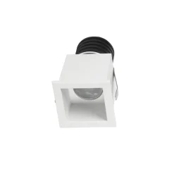 Faretti Da Incasso-Selezionato da Mazzolaluce Faretto da incasso led quadrato bianco 3w 3000k 240v fp
