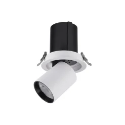 Faretti Da Incasso-Selezionato da Mazzolaluce Faretto da incasso led 20w 3000k cilindro bianco orientabile