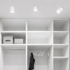 Faretti Da Incasso-Selezionato da Mazzolaluce Faretto da incasso led 20w 3000k cilindro bianco orientabile