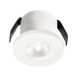 Faretti Da Incasso-Gea Luce Faretto da incasso led 3w 3000k glam rotondo bianco