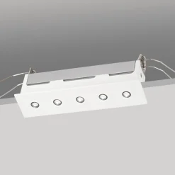 Faretti Da Incasso-IsyLuce Faretto da incasso led 9w 3000k exacta bianco