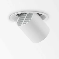 Faretti Da Incasso-Ideal Lux Faretto da incasso led 30w 3000k nova fi nero orientabile