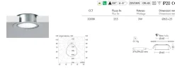 Faretti Da Incasso-Selezionato da Mazzolaluce Faretto da incasso led 3w 3000k 220-240v bianco rotondo da soffitto