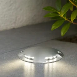 Faretti Da Esterno-Selezionato da Mazzolaluce Faretto da incasso pavimento calpestabile 1w 6500k ip67 tondo 12v