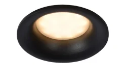 Faretti Da Incasso-Selezionato da Mazzolaluce Faretto da incasso per bagno doccia ip44 rotondo nero gu10