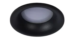 Faretti Da Incasso-Selezionato da Mazzolaluce Faretto da incasso per bagno doccia ip44 rotondo nero gu10