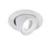 Faretti Da Incasso-Selezionato da Mazzolaluce Faretto da incasso per controsoffitto bianco orientabile 10w 4000k 220-240v