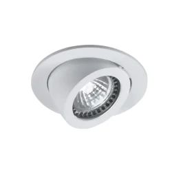 Faretti Da Incasso-Selezionato da Mazzolaluce Faretto da incasso per controsoffitto orientabile metallo bianco