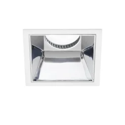 Faretti Da Incasso-Gea Luce Faretto da incasso per soffitto quadrato cromo ceres