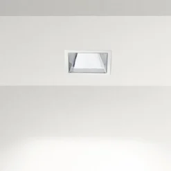Faretti Da Incasso-Gea Luce Faretto da incasso per soffitto quadrato cromo ceres