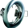 Faretti Da Incasso-Selezionato da Mazzolaluce Faretto da incasso per soffitto nickel satinato rotondo gu10