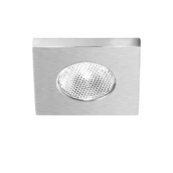 Faretti Da Incasso-Gea Luce Faretto da incasso quadrato led 3w 4000k grigio