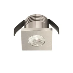 Faretti Da Incasso-Gea Luce Faretto da incasso quadrato led 3w 4000k grigio