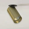 Faretti Da Incasso-Selezionato da Mazzolaluce Faretto da incasso soffitto cilindro orientabile oro satinato fp