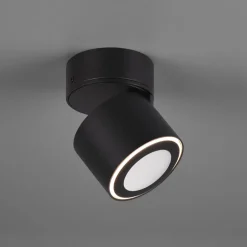 Faretti Da Incasso-Selezionato da Mazzolaluce Faretto da incasso soffitto led 6w cilindro orientabile nero