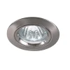 Faretti Da Incasso-Selezionato da Mazzolaluce Faretto da incasso soffitto rotondo nickel gu10