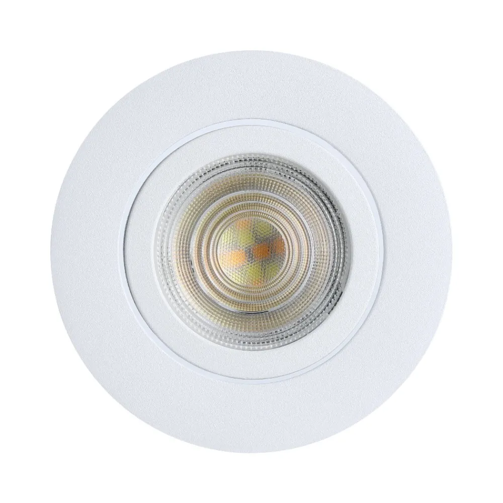 Faretti Da Incasso-Eglo Faretto da incasso 220-240v smart led rgb 2700k a 6500k dimmerabile controllo con app bianco saliceto