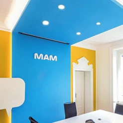 Faretti Da Incasso-Selezionato da Mazzolaluce Faretto da incasso 18w 4000k rotondo bianco per controsoffitto