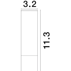 Faretti Da Soffitto-Selezionato da Mazzolaluce Faretto da soffito led 5w 3000k cilindro nero