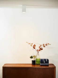 Faretti Da Soffitto-Selezionato da Mazzolaluce Faretto da soffitto bianco dimmerabile squadrato