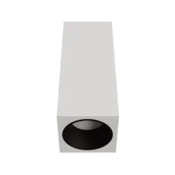 Faretti Da Soffitto-Selezionato da Mazzolaluce Faretto da soffitto bianco nero gesso e alluminio