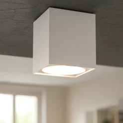 Faretti Da Soffitto-Top Light Faretto da soffitto bianco plate